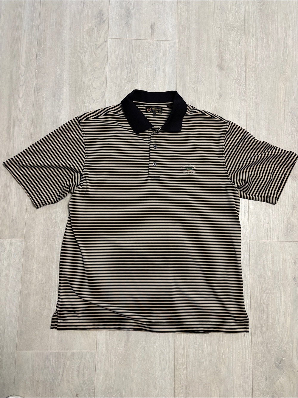 🔥BUNDLESALE Mens L Monterey Club Cypress Creek Country Club Polo Shirt